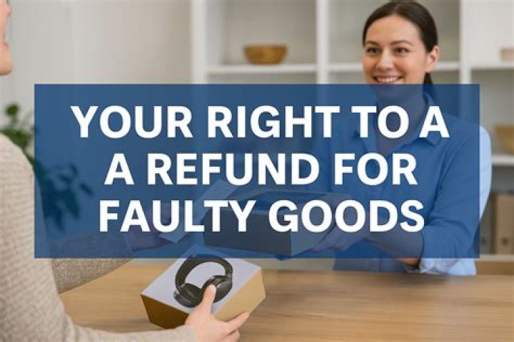 Am I entitled to a full refund if an item is faulty?