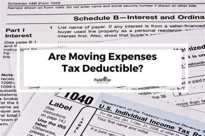 Are 2019 moving expenses tax deductible?