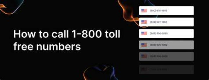 Are 800 numbers free from abroad?