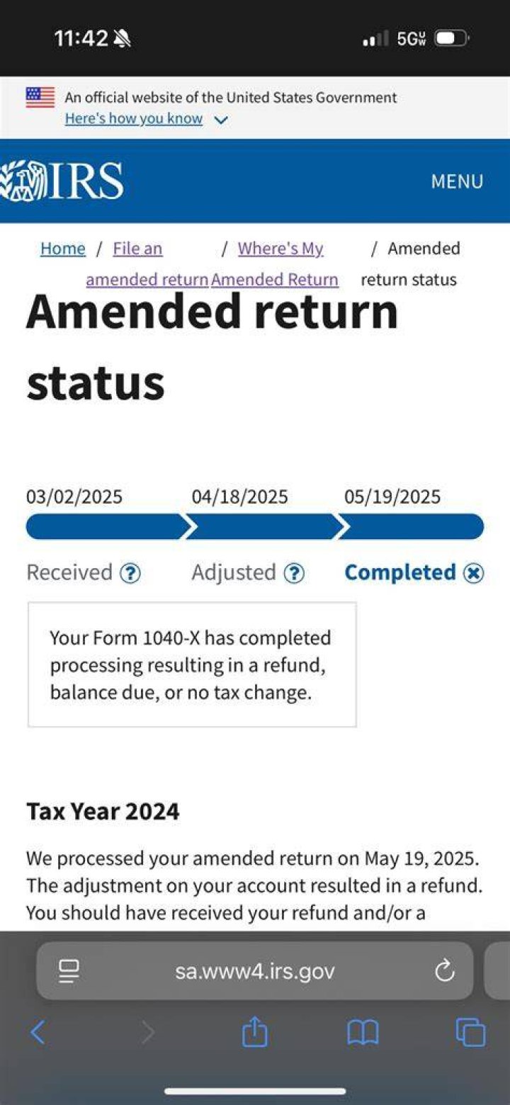 Are amended tax refunds mailed?