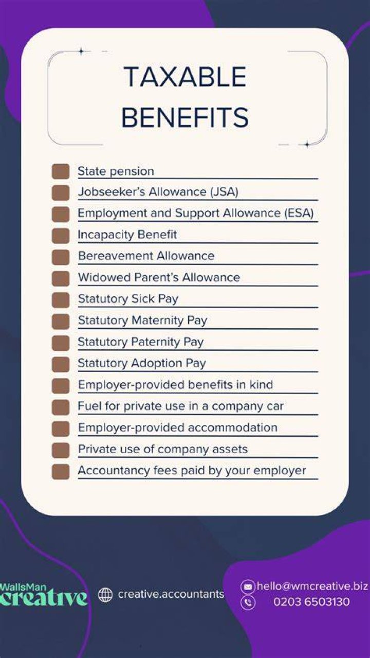 Are benefits a taxable benefit?