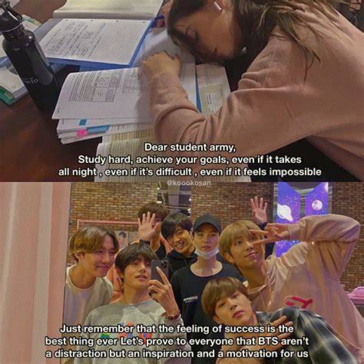 Are BTS still studying?