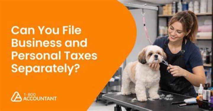 Are business taxes done separately from personal?