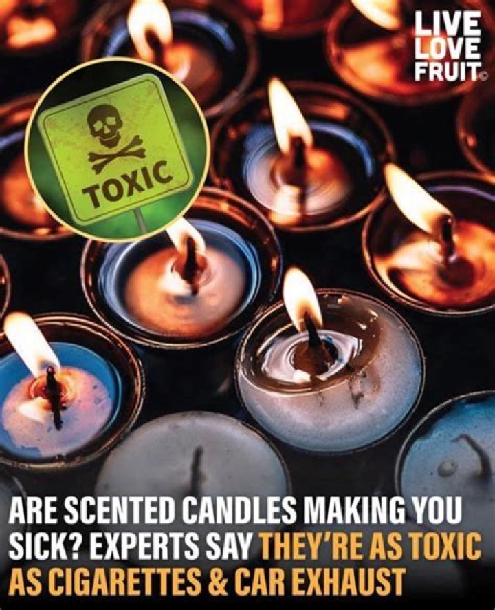 Are candles as toxic as cigarettes?