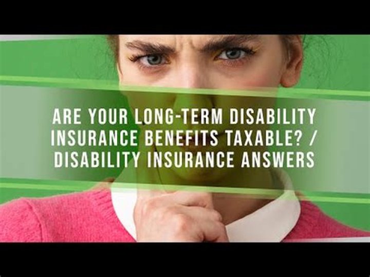 Are disability insurance payments taxable?