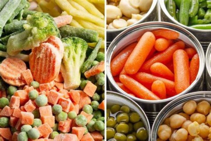 Are Frozen vegetables healthier than canned?