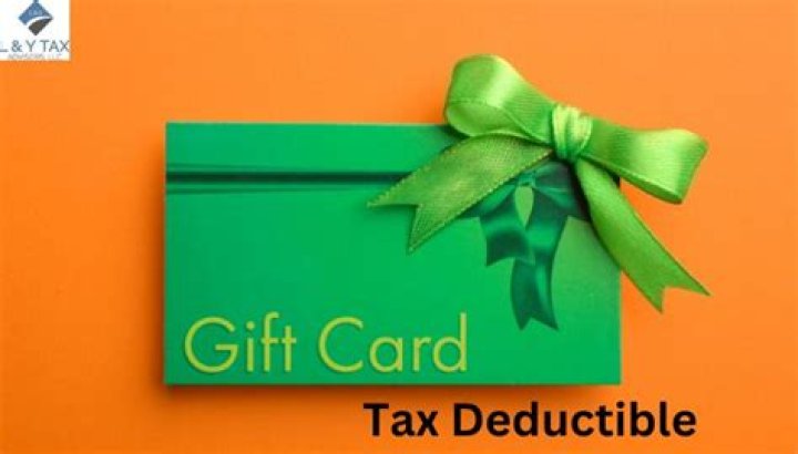 Are gift card purchases tax deductible?