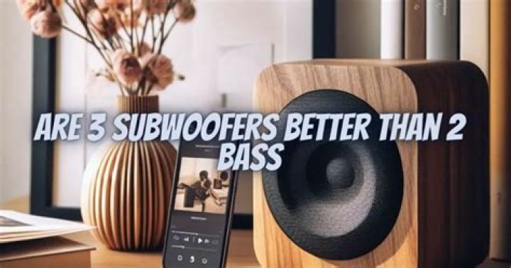 Are heavier subwoofers better?
