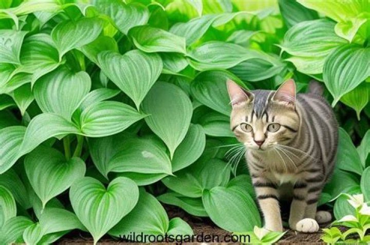 Are hostas poisonous to cats?