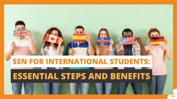Are international students given SSN?