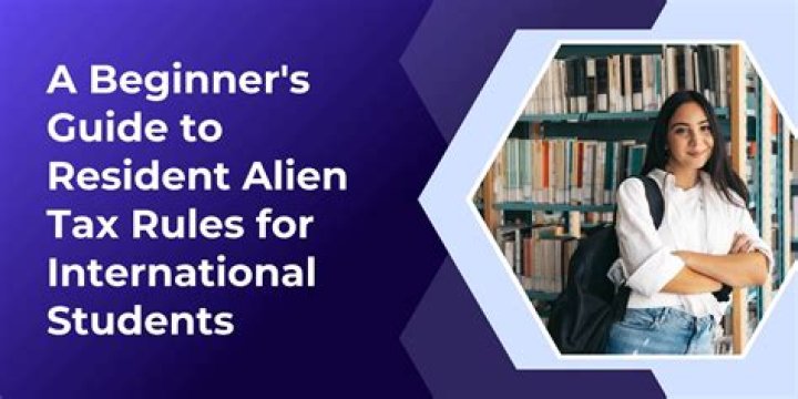 Are international students resident aliens for tax purposes?