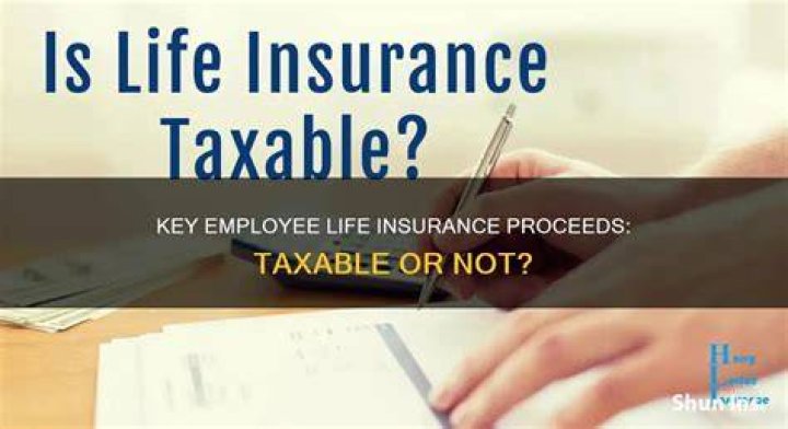 Are key man life insurance proceeds taxable?