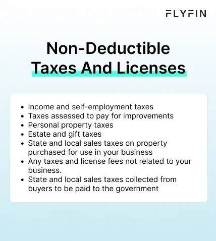 Are licenses tax deductible?