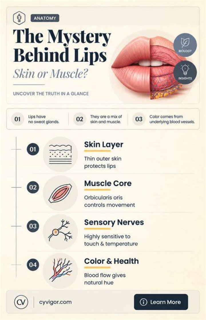 Are lips fat or muscle?