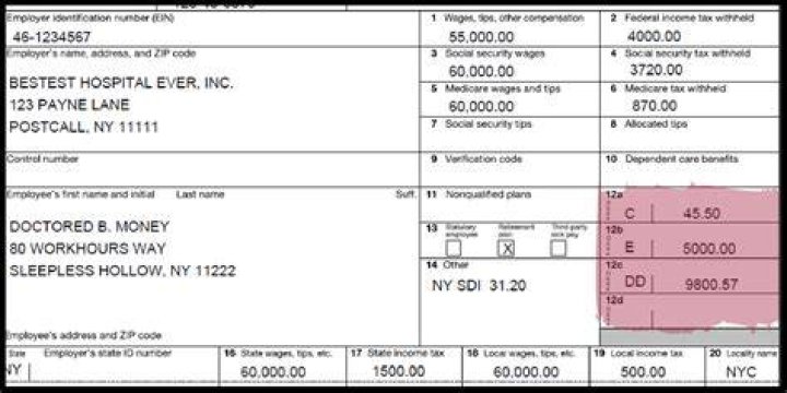 Are long term disability payments reported on W2?