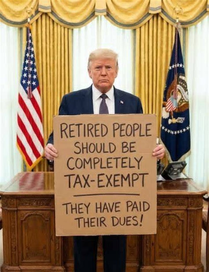 Are retired people exempt from filing taxes?
