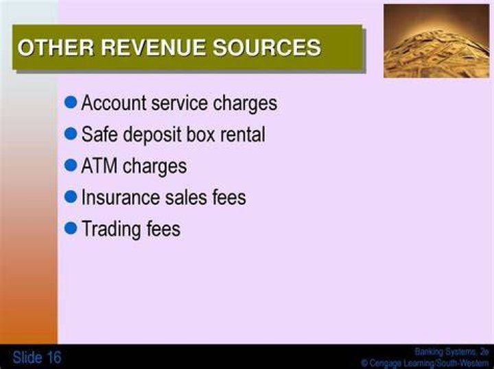 Are service charges revenue?
