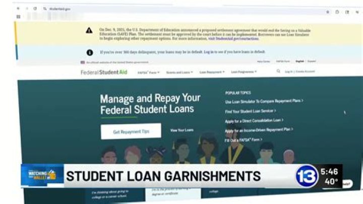 Are student loan garnishments stopped?