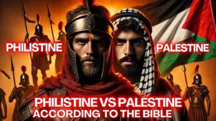 Are the Philistines and Palestine's the same?
