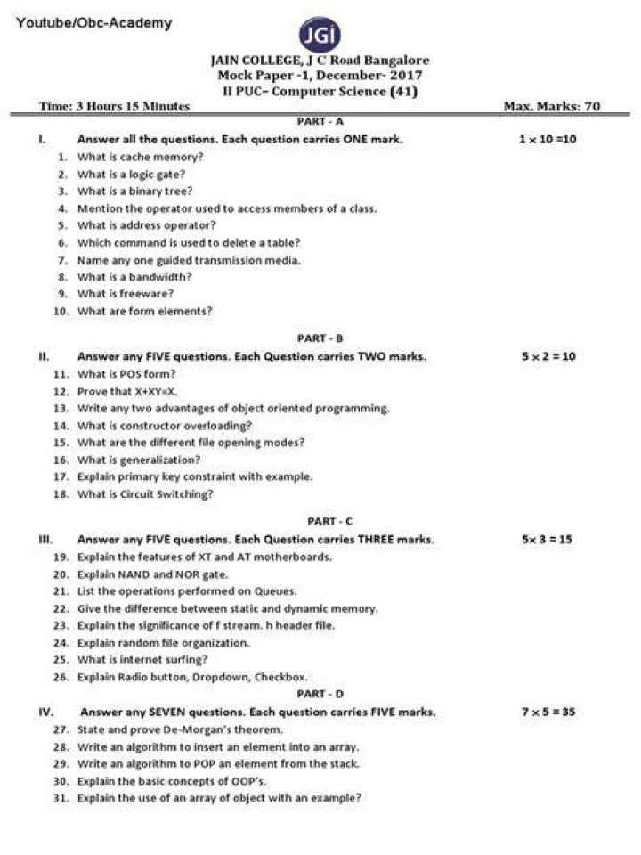 Are there any previous year exam question papers?