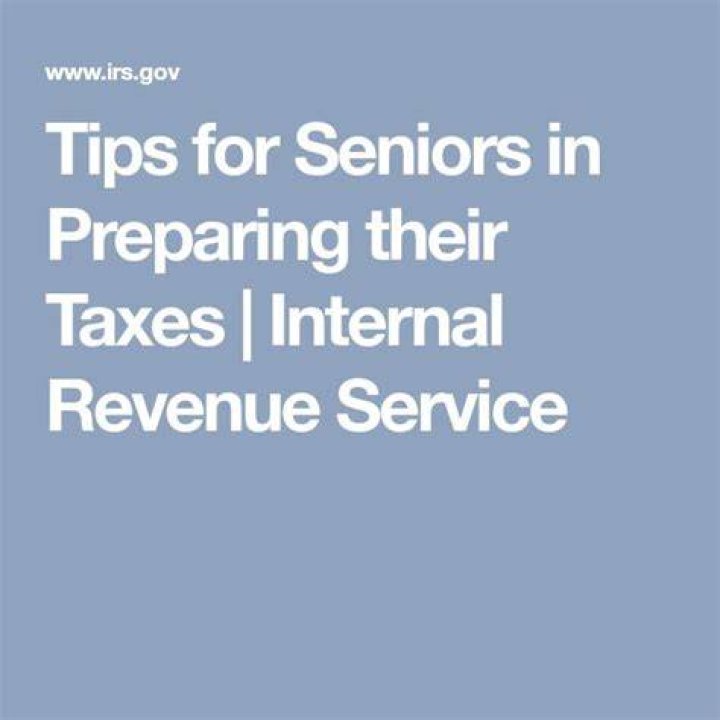 Are there any tips for seniors when preparing their taxes?