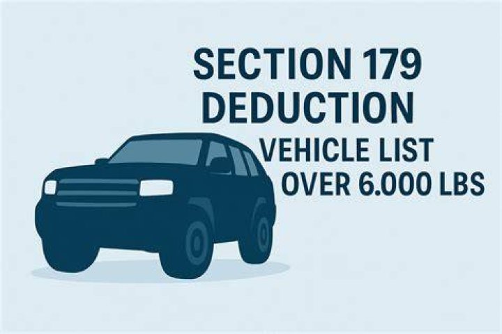 Are trucks over 6000 lbs listed property?
