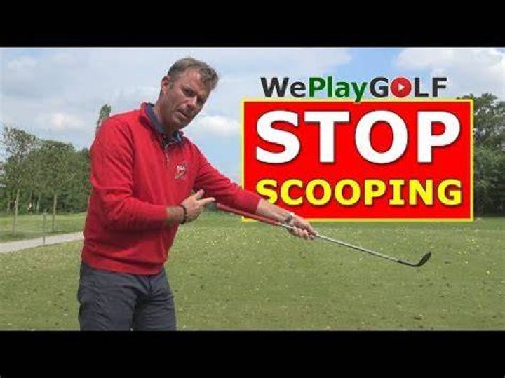 Are you allowed to scoop the ball in golf?
