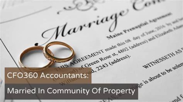Are you automatically married in community of property?