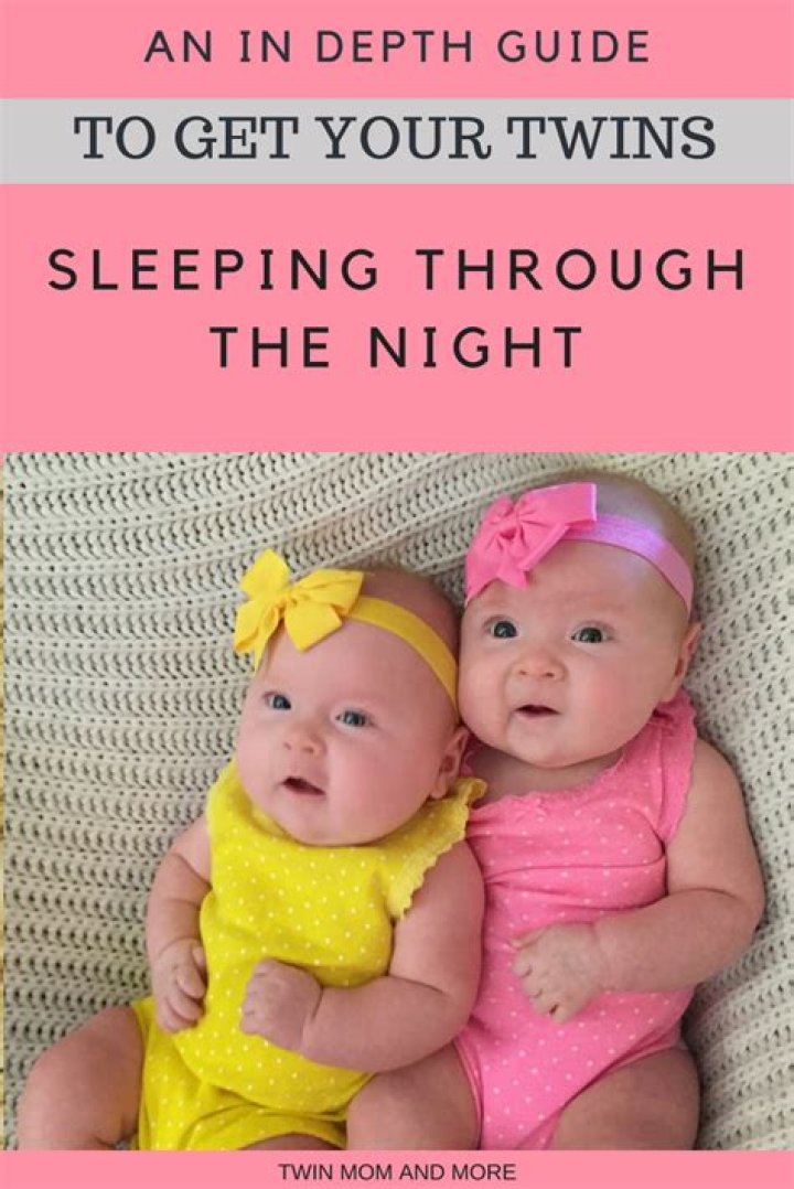 At what age do twins sleep through the night?