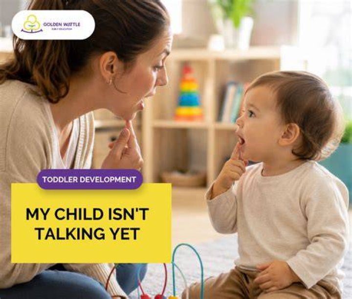 At what age should you be concerned if a child is not talking?