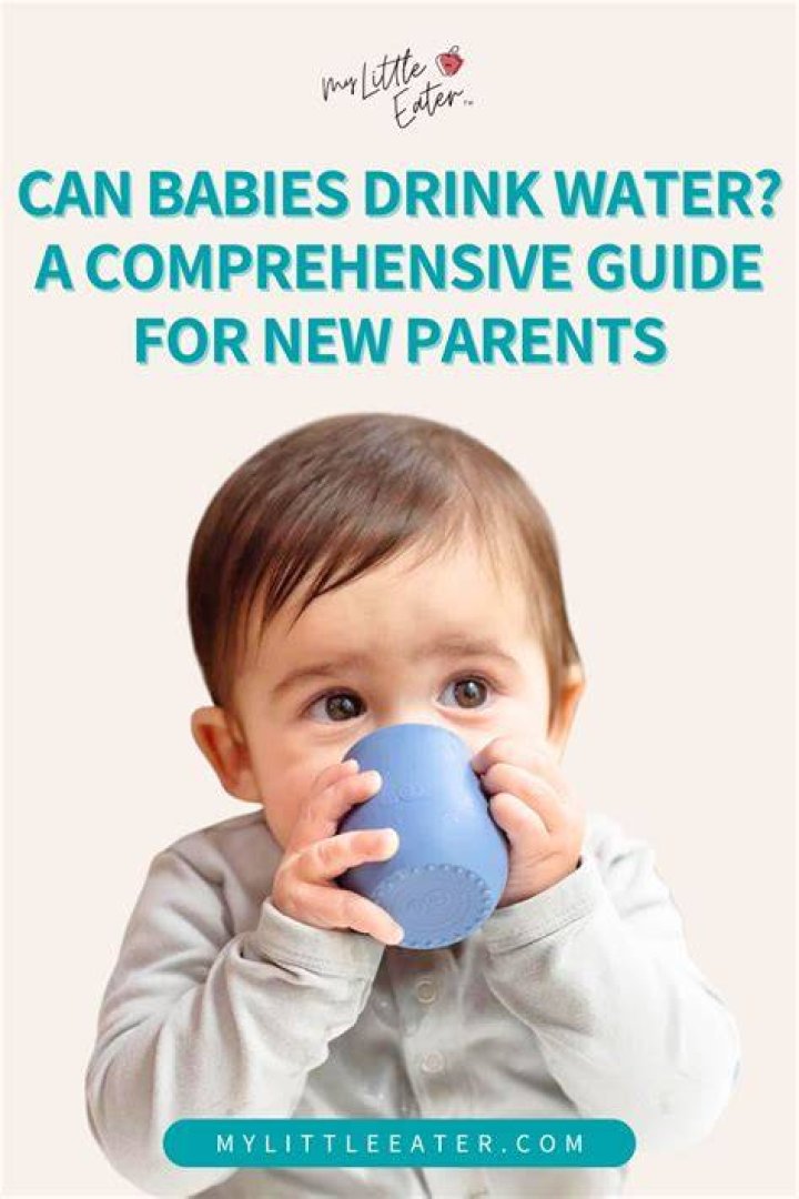 Can 3 months baby drink water?