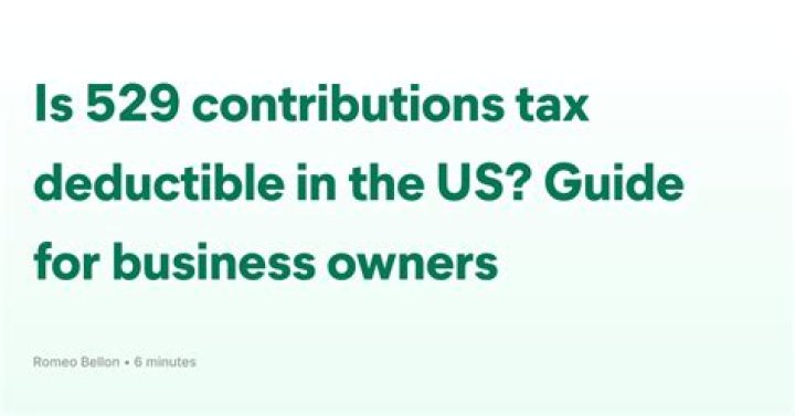 Can 529 contributions be tax-free?