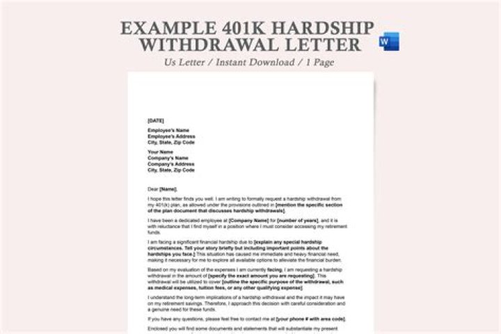 Can a 401k hardship withdrawal turn into an administrative hardship?