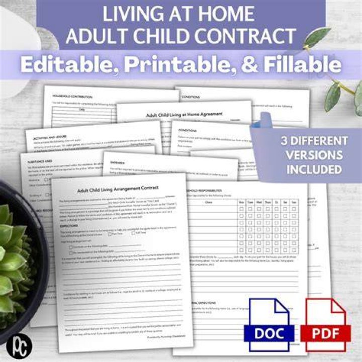 Can a child live at home with an adult?