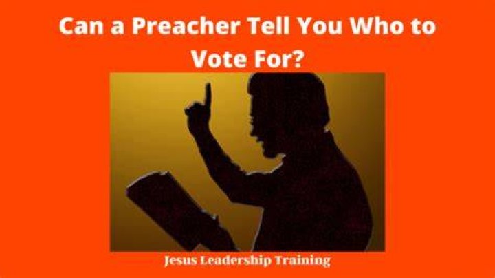Can a church tell you who to vote for?