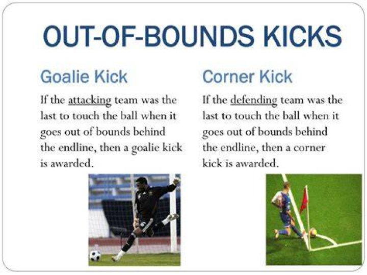 Can a corner kick go out of bounds?