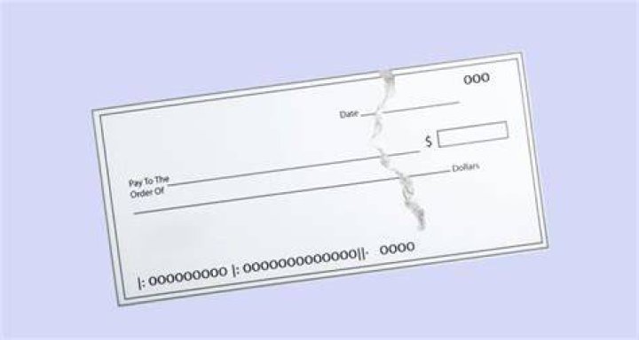 Can a damaged check still be cashed?