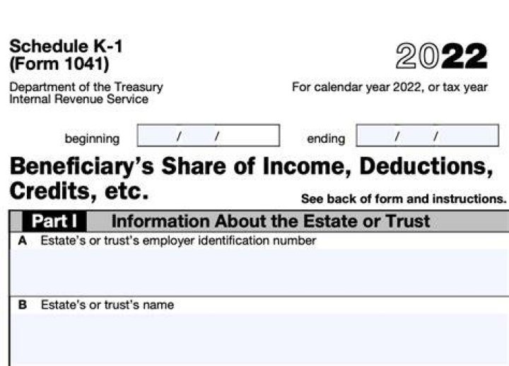 Can a fiduciary file a Schedule K-1 on Form 1041?