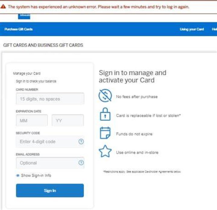Can a gift card be deactivated after purchase?