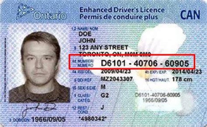 Can a landlord ask for drivers license number Ontario?
