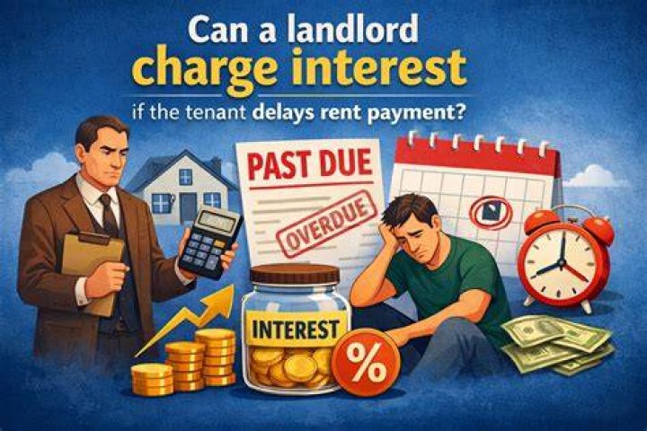 Can a landlord charge interest on late payments?