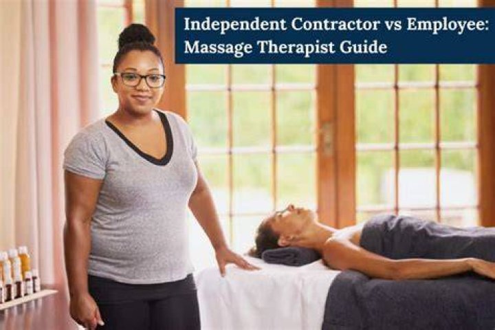 Can a massage therapist be an employer or independent contractor?