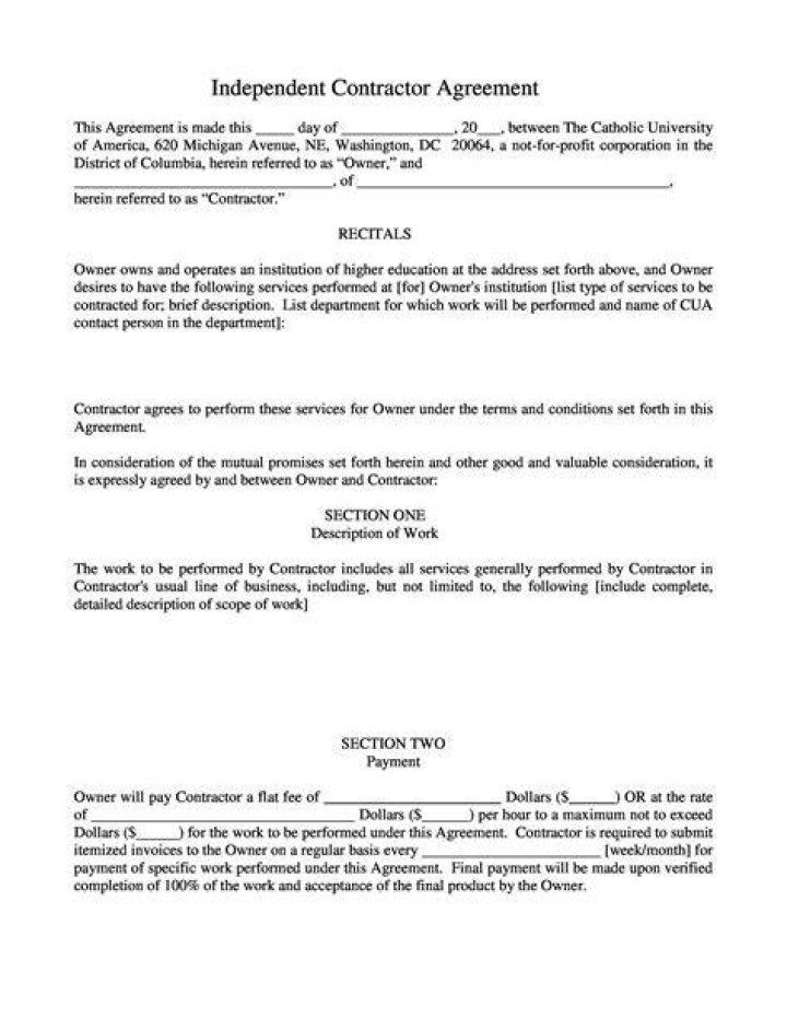 Can a mechanic be an independent contractor?