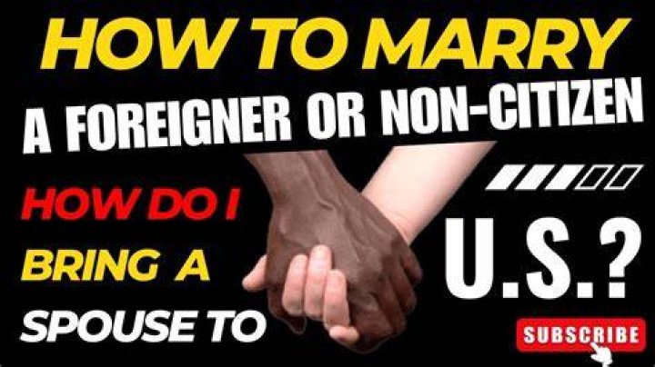 Can a non-American marry an American citizen?