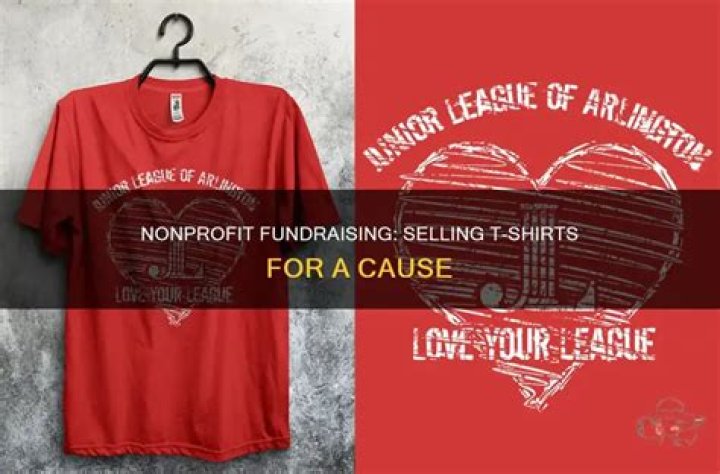 Can a nonprofit sell T-shirts?