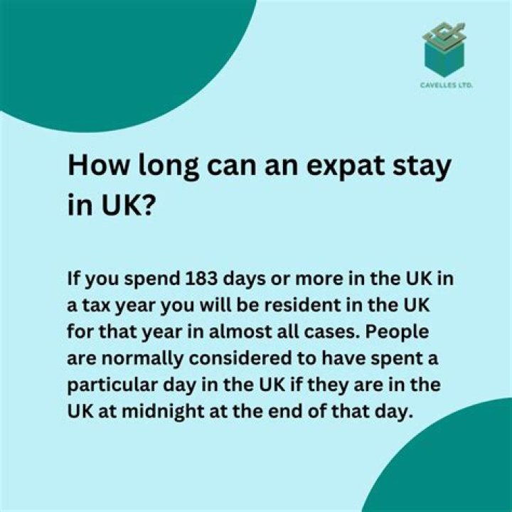 Can a person be resident in the UK for more than 183 days?