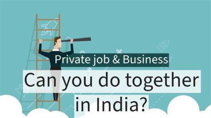 Can a person do job and business together?