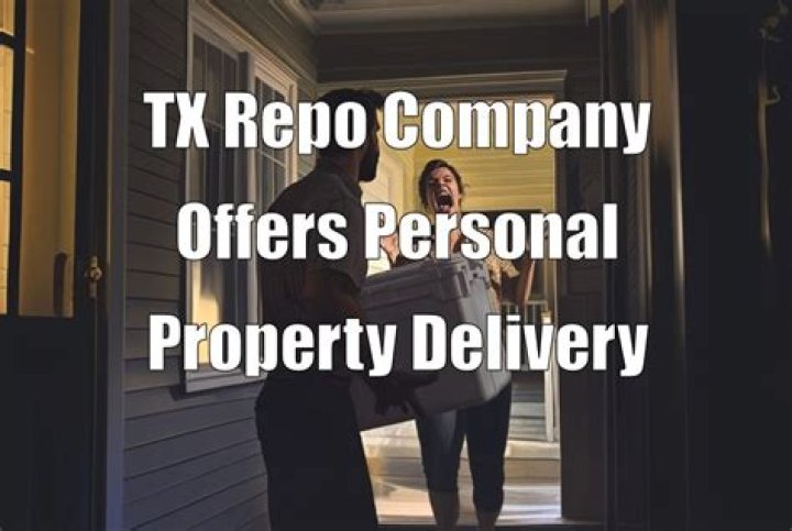 Can a repo company charge for personal property in Texas?