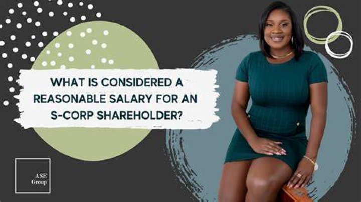 Can A S corporation pay a reasonable shareholder salary?