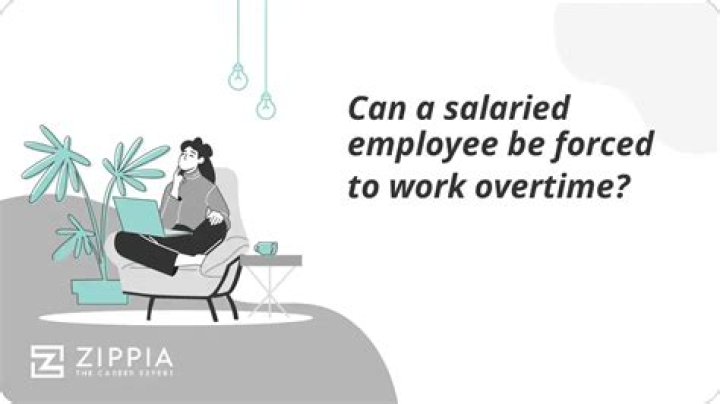 Can a salaried employee be fired for refusing to work overtime?